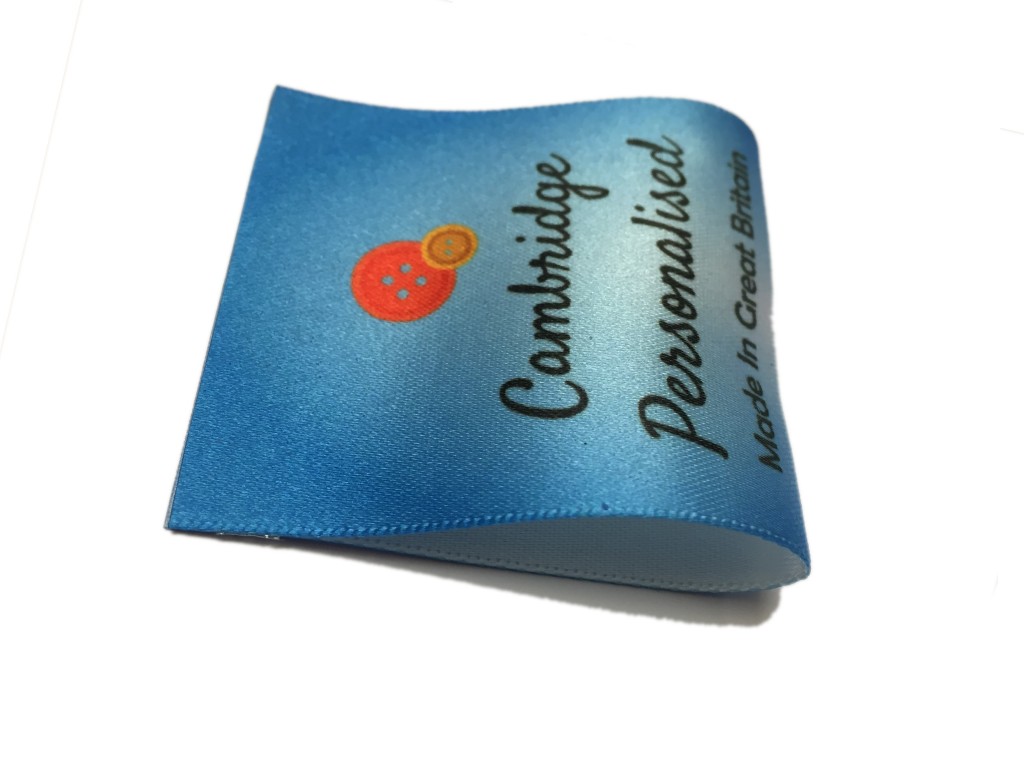 Personalised and Custom Folded and Flat Fabric Satin Ribbon Clothing Sewing Labels For Crafts ...